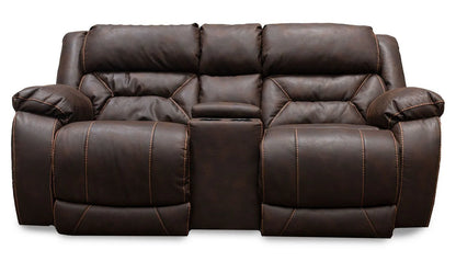 HAILEY CHOCOLATE PWR LOVESEAT