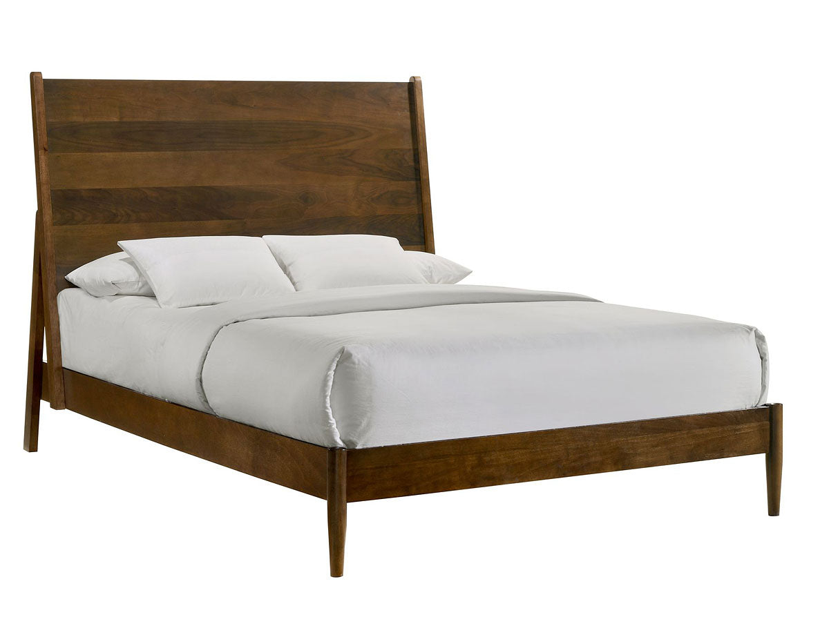 Megan Walnut Queen Bed