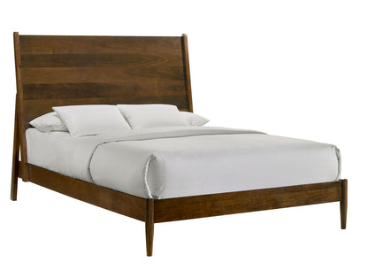 Megan Walnut Queen Bed
