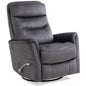 GIANNA CAPRI CHARCOAL SWIVEL REC