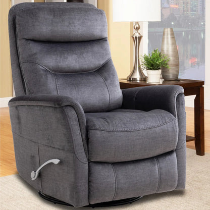 GIANNA CAPRI CHARCOAL SWIVEL REC