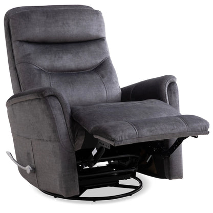 GIANNA CAPRI CHARCOAL SWIVEL REC