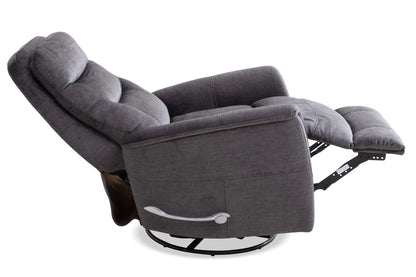 GIANNA CAPRI CHARCOAL SWIVEL REC