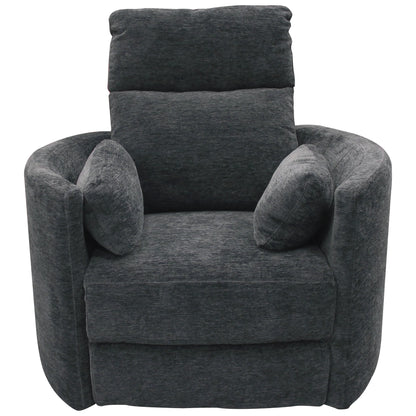 RIVER CHARCOAL BARREL CHAIR