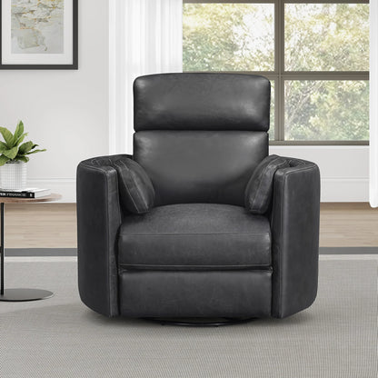 RIVER VINTAGE SLATE SWVL RECLINER