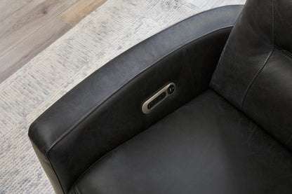 REMMY VINTAGE SLATE PWR RECLINER