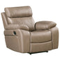 THEO TOFFEE GLIDER RECLINER
