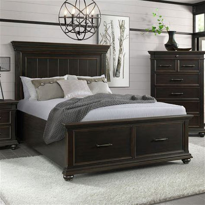 Slade Black King Bed