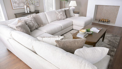 Paris Breeze Sectional with Hero™ performance fabric
