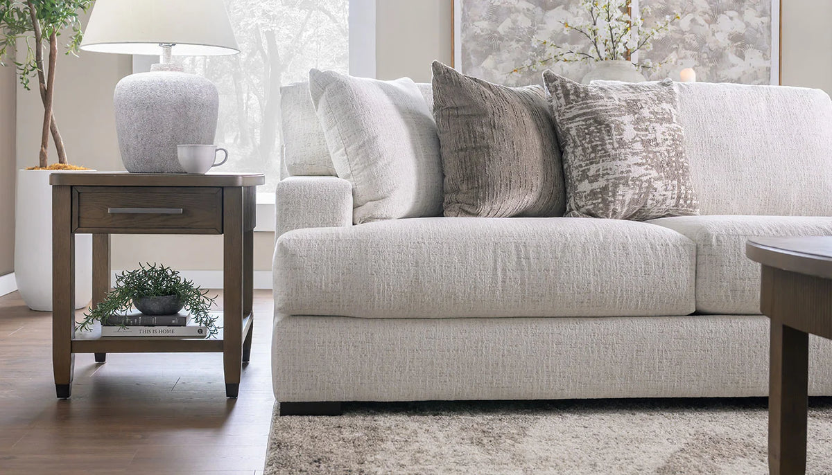 Paris Breeze Sectional with Hero™ performance fabric
