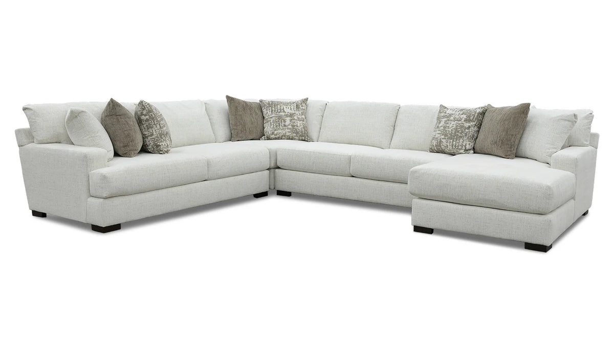 Paris Breeze Sectional with Hero™ performance fabric