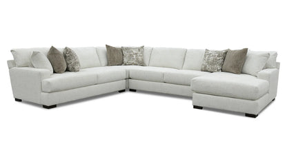 Paris Breeze Sectional with Hero™ performance fabric