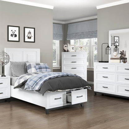 GRAHAM WHITE FULL HEADBOARD 1/3
