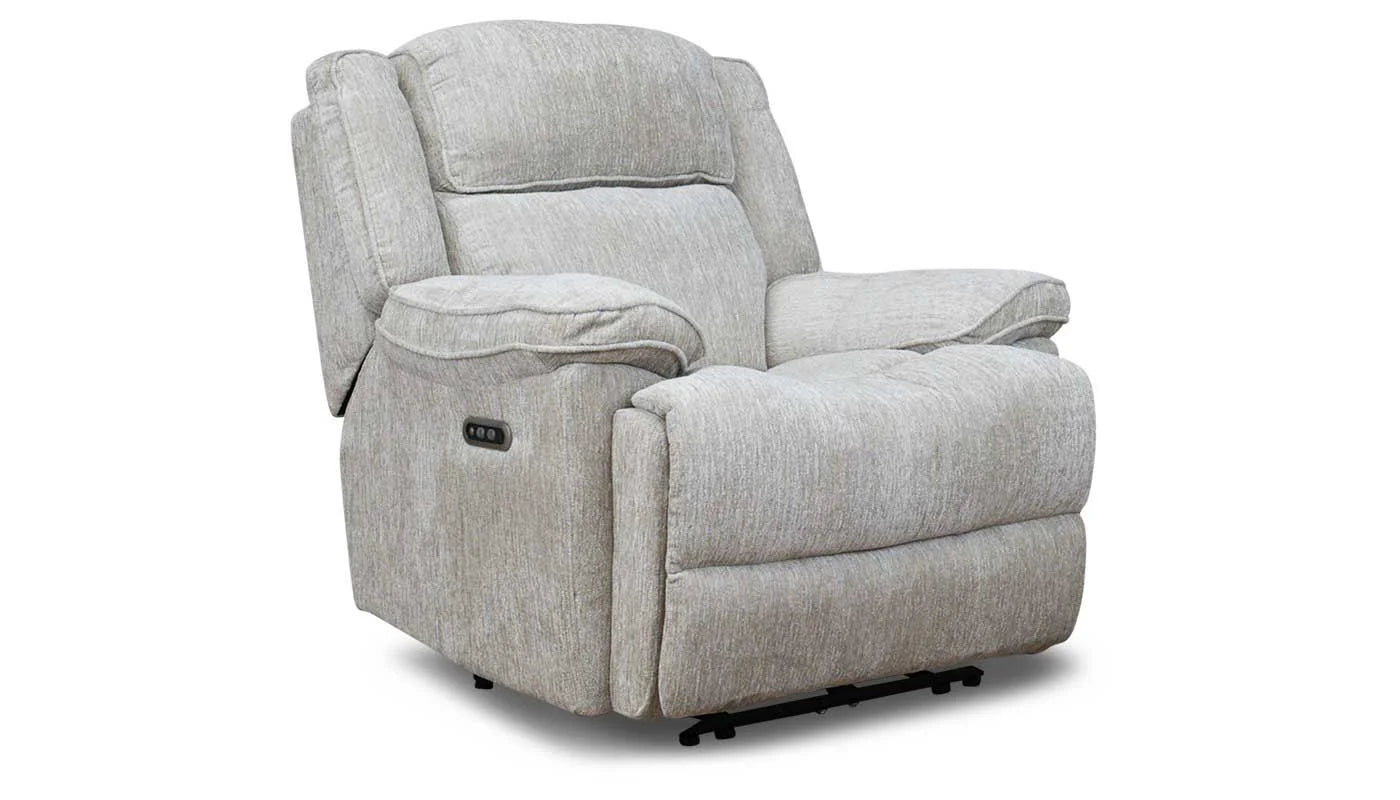 ELENA BEIGE FABRIC PWR RECLINER