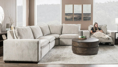 Luna 6pc. Sectional W/Console