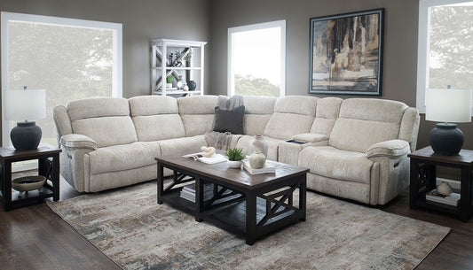 Elena 6pc. Cream Sectional