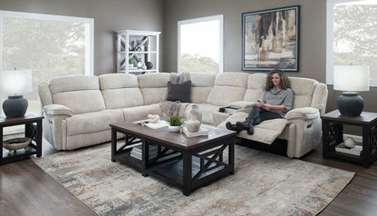 Elena 6pc. Cream Sectional