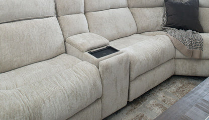 Elena 6pc. Cream Sectional