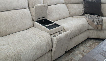 Elena 6pc. Cream Sectional