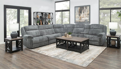 Elena 6pc. Grey Sectional