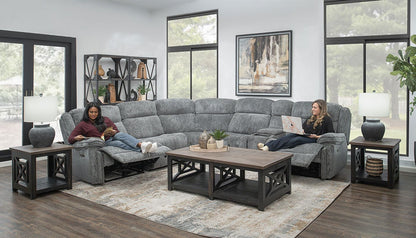 Elena 6pc. Grey Sectional