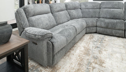 Elena 6pc. Grey Sectional