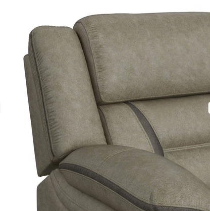 EZRA CORRAL GREY RECLINER