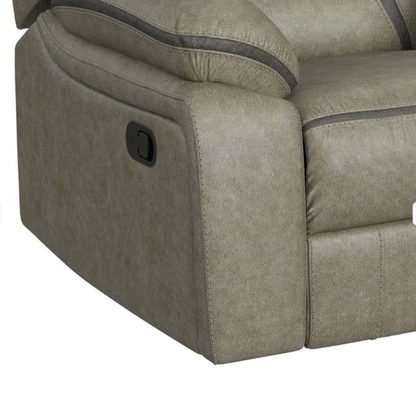 EZRA CORRAL GREY RECLINER