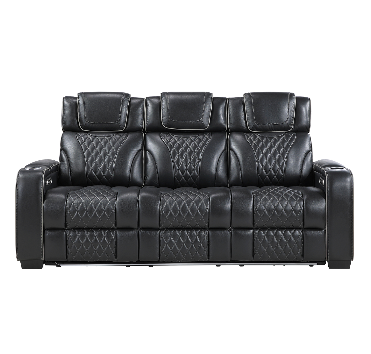 JONAH BLACK LT MASSAGE SOFA