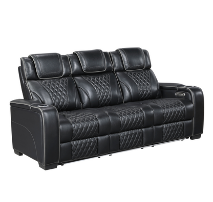 JONAH BLACK LT MASSAGE SOFA