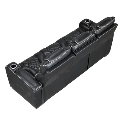 JONAH BLACK LT MASSAGE SOFA