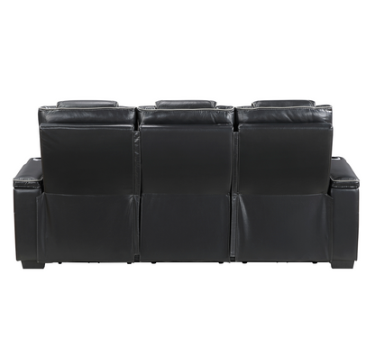 JONAH BLACK LT MASSAGE SOFA