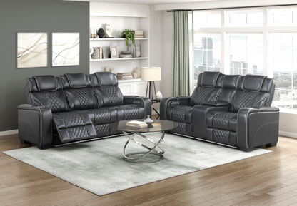 JONAH BLACK LT MASSAGE SOFA