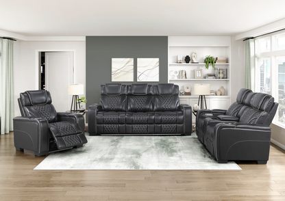 JONAH BLACK LT MASSAGE SOFA