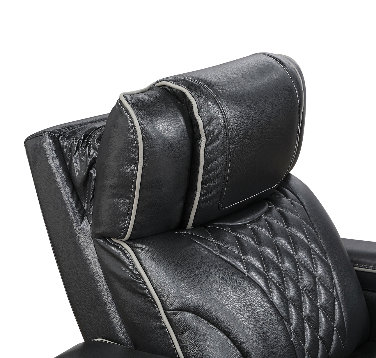 JONAH BLACK LT MASSAGE LOVESEAT