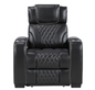 JONAH BLACK LT MASSAGE RECLINER