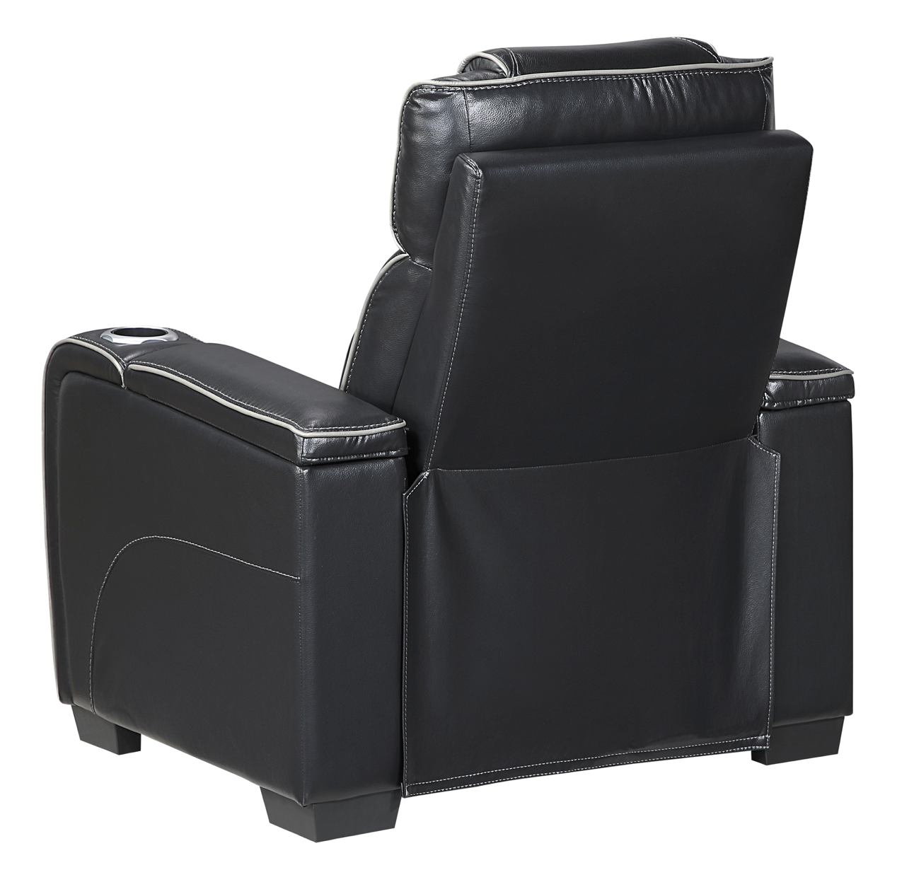 JONAH BLACK LT MASSAGE RECLINER