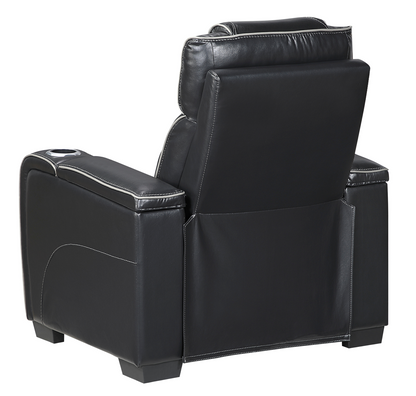 JONAH BLACK LT MASSAGE RECLINER
