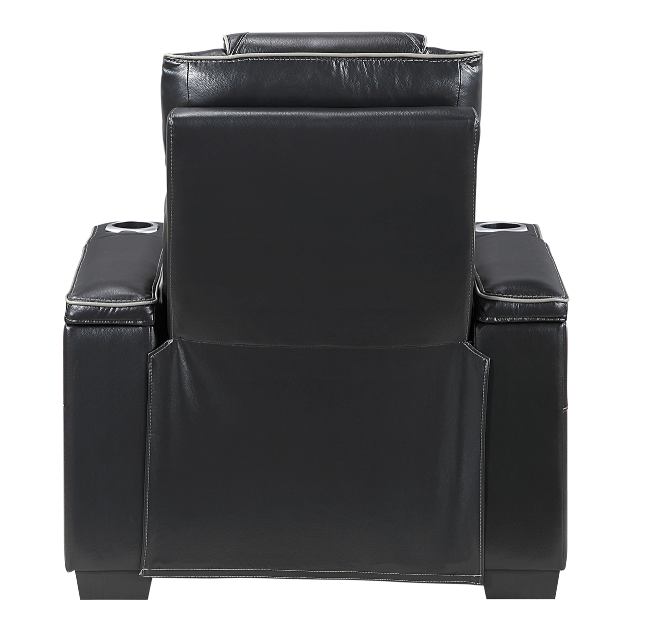 JONAH BLACK LT MASSAGE RECLINER