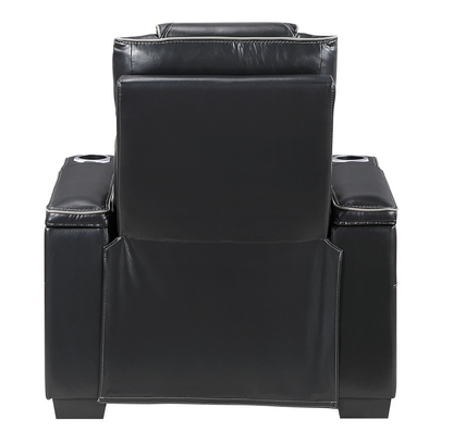 JONAH BLACK LT MASSAGE RECLINER