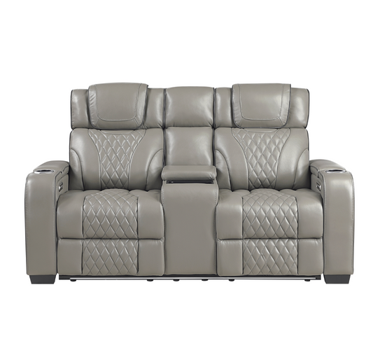 JONAH GREY LT MASSAGE LOVESEAT