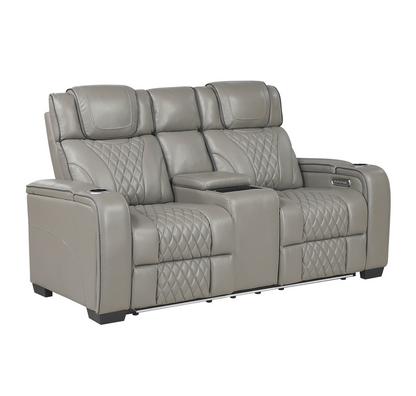 JONAH GREY LT MASSAGE LOVESEAT