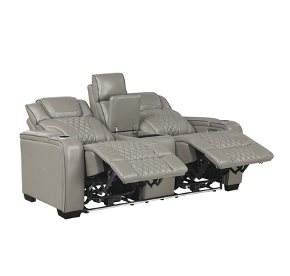 JONAH GREY LT MASSAGE LOVESEAT