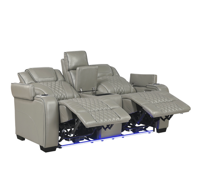 JONAH GREY LT MASSAGE LOVESEAT