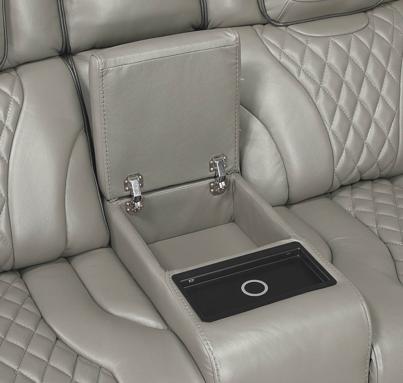 JONAH GREY LT MASSAGE LOVESEAT