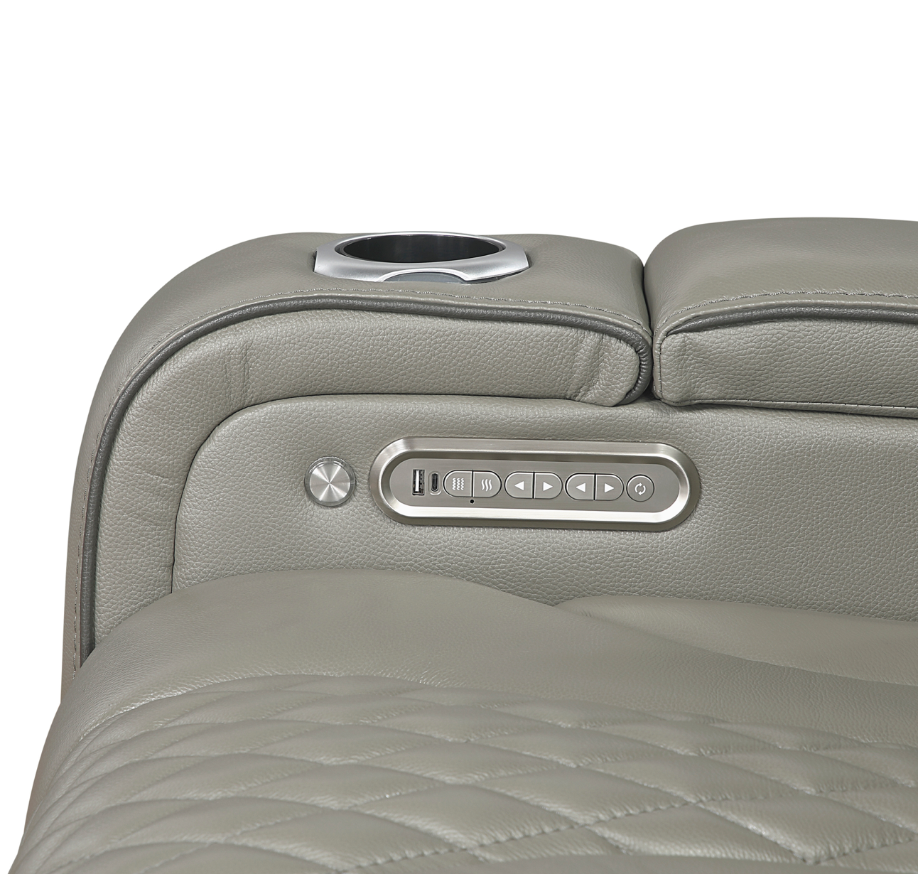 JONAH GREY LT MASSAGE LOVESEAT