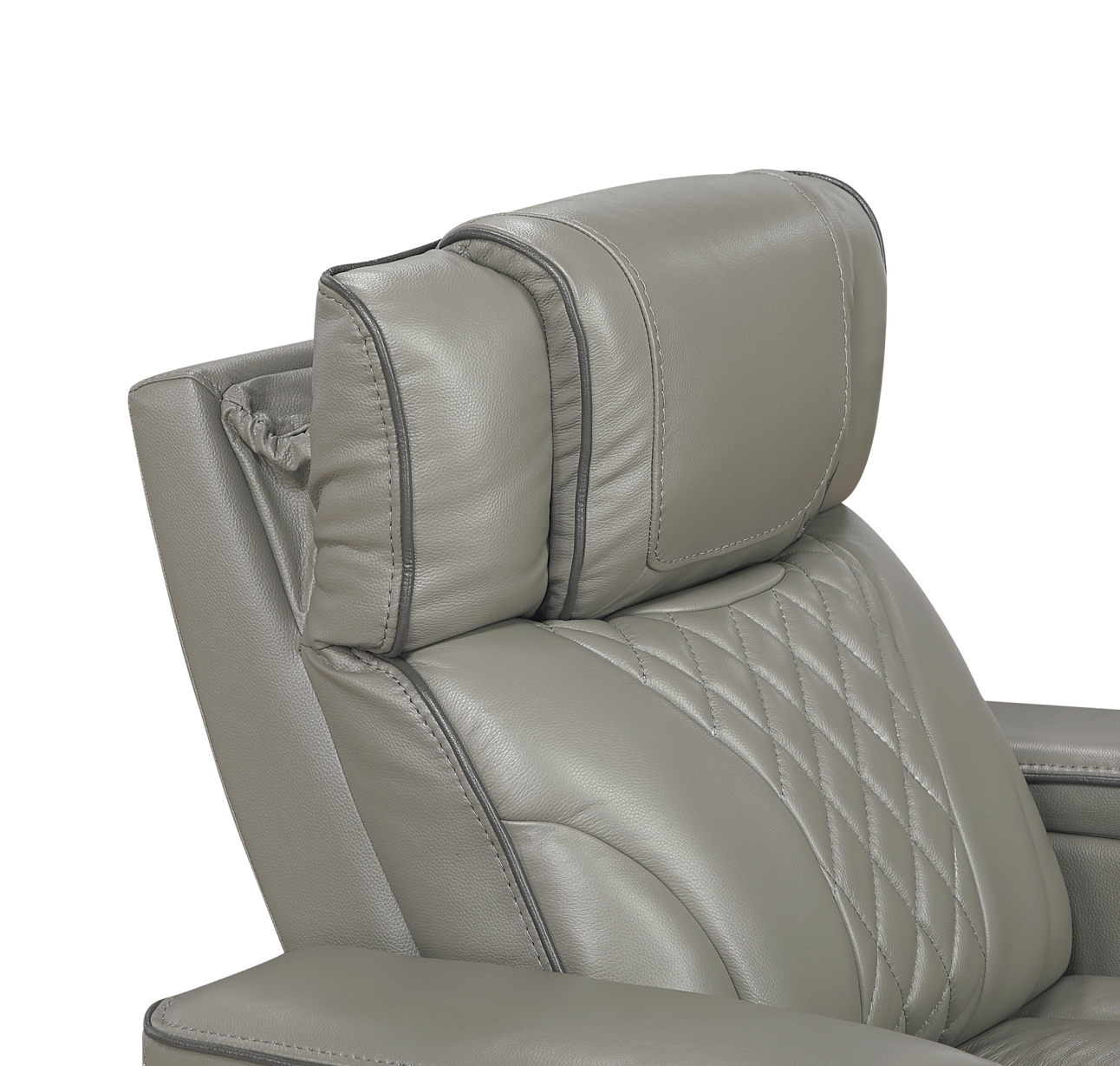 JONAH GREY LT MASSAGE LOVESEAT