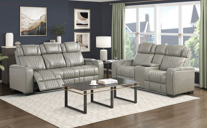 JONAH GREY LT MASSAGE LOVESEAT