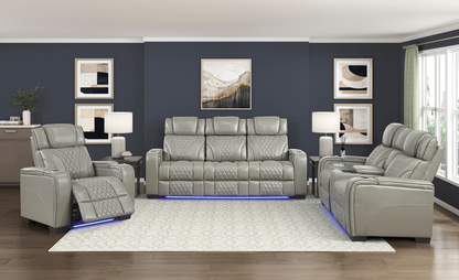 JONAH GREY LT MASSAGE LOVESEAT