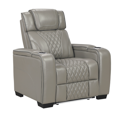 JONAH GREY LT MASSAGE RECLINER
